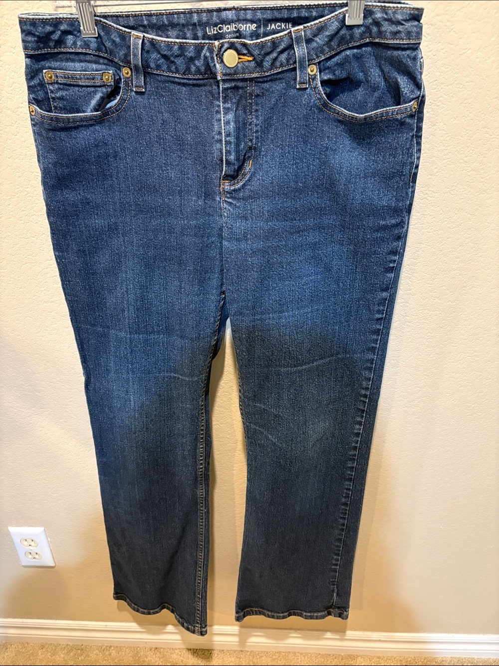 Liz Claiborne Dark Blue “Jackie”Bootcut Jeans-12R